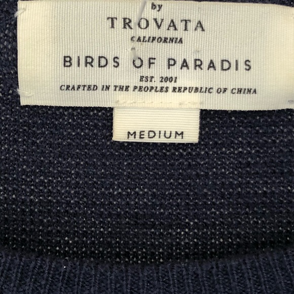 by Travota Birds of Paradise Wool Sweater M - Picture 4 of 6